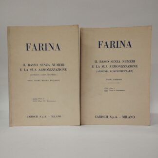Il Basso Senza Numeri e la sua Armonizzazione. Parte I e II. Guido Farina. Carisch, 1984.