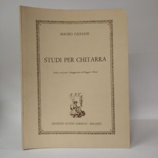 Studi per chitarra, scelta, revisione e diteggiatura di Ruggiero Chiesa. Mauro Giuliani. Suvini Zerboni, 1986.
